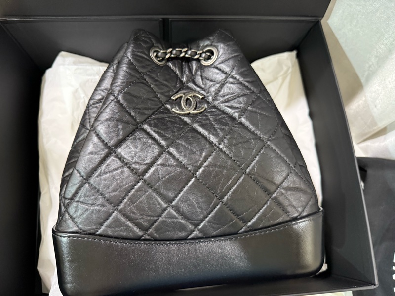 香奈兒流浪後背包(雙色鏈) A94485-5