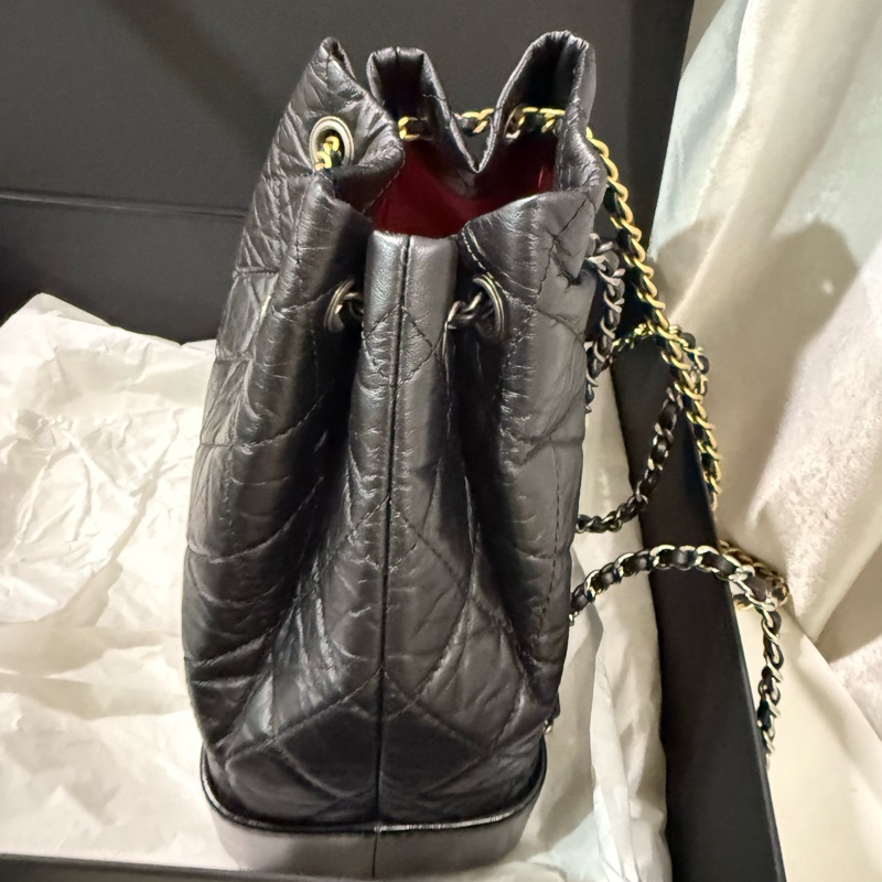 香奈兒流浪後背包(雙色鏈) A94485-8