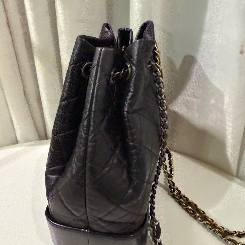 香奈兒流浪後背包(雙色鏈) A94485-15