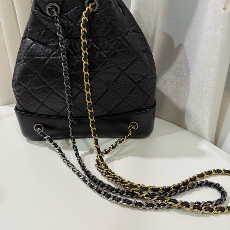 香奈兒流浪後背包(雙色鏈) A94485-16