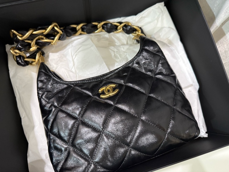 香奈兒24A HOBO 小號爆款🖤復古金🤍甜價割愛-2