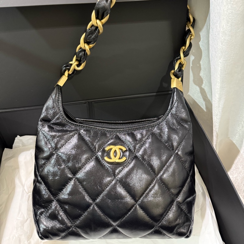 香奈兒24A HOBO 小號爆款🖤復古金🤍甜價割愛-4