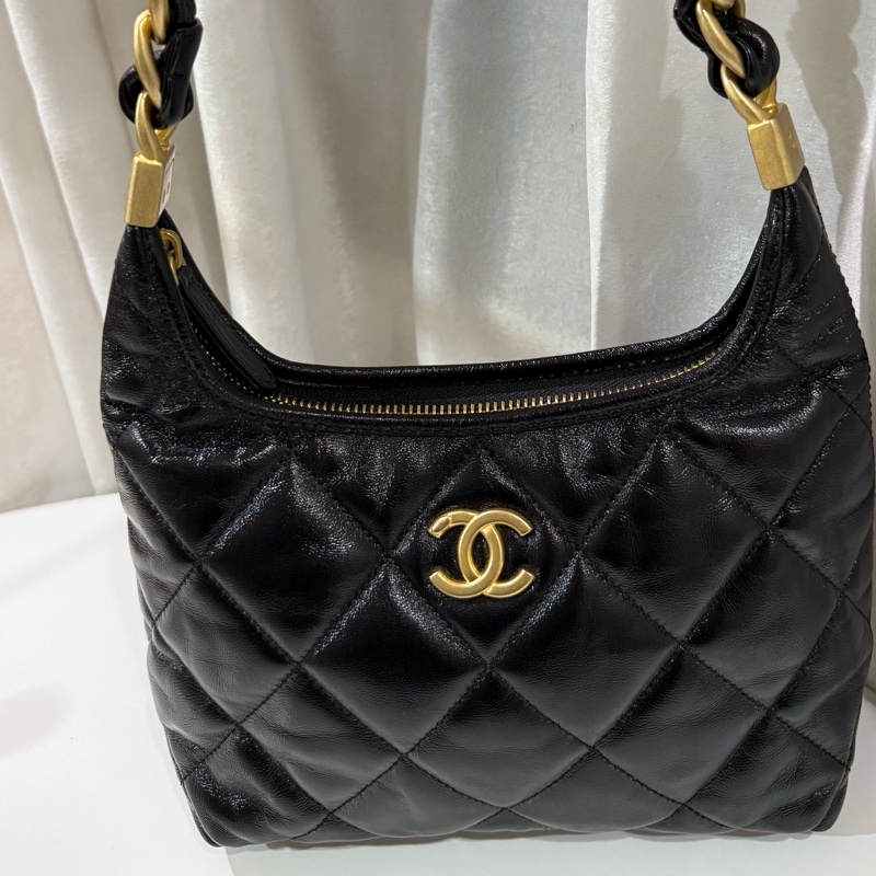 香奈兒24A HOBO 小號爆款🖤復古金🤍甜價割愛-5