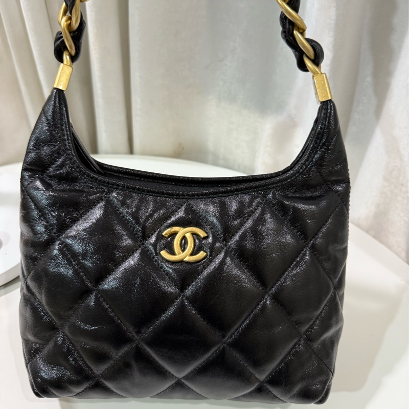 香奈兒24A HOBO 小號爆款🖤復古金🤍甜價割愛-7