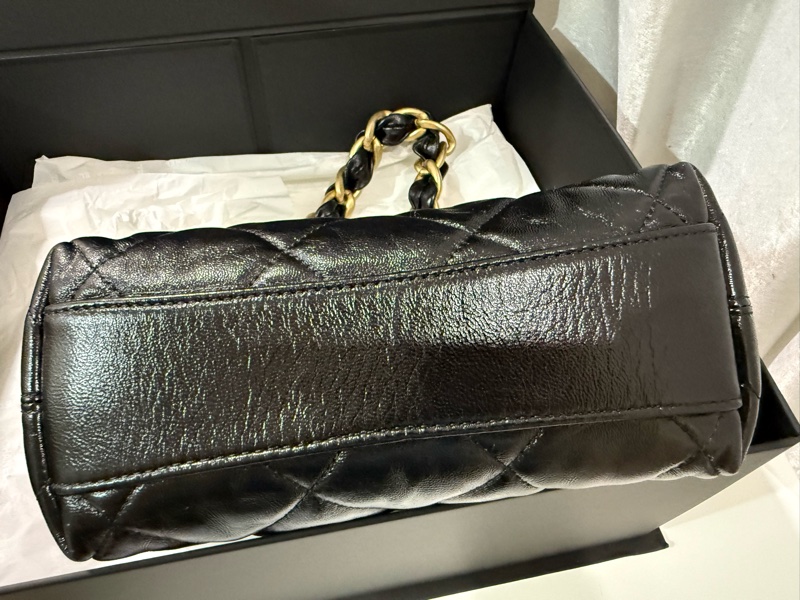 香奈兒24A HOBO 小號爆款🖤復古金🤍甜價割愛-11