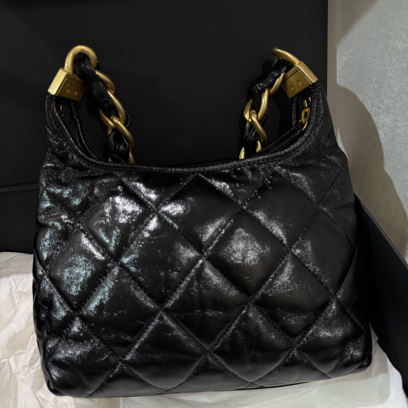 香奈兒24A HOBO 小號爆款🖤復古金🤍甜價割愛-12