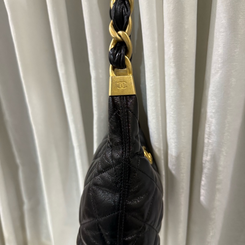 香奈兒24A HOBO 小號爆款🖤復古金🤍甜價割愛-16