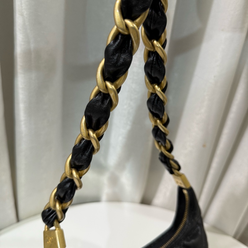 香奈兒24A HOBO 小號爆款🖤復古金🤍甜價割愛-18