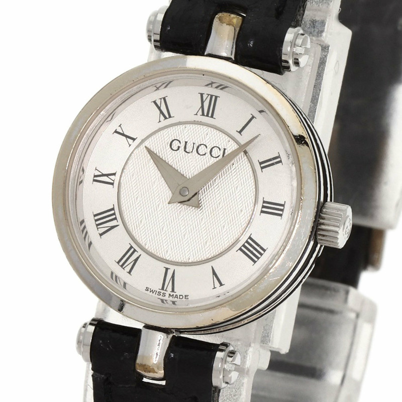 Gucci 2040L Sherry Line 手錶 不鏽鋼 皮革 女款 GUCCI-2