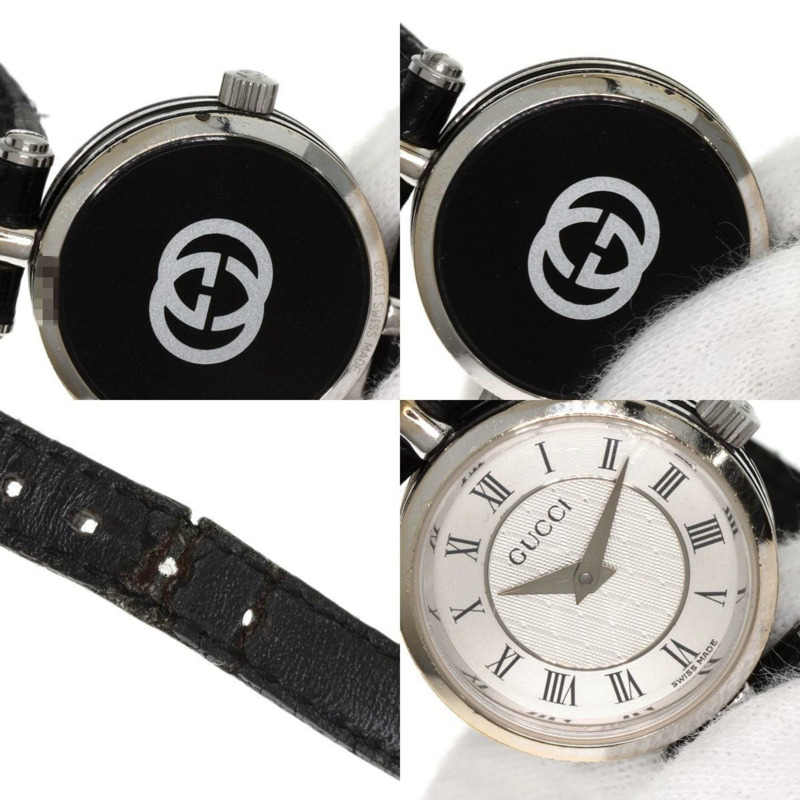 Gucci 2040L Sherry Line 手錶 不鏽鋼 皮革 女款 GUCCI-8
