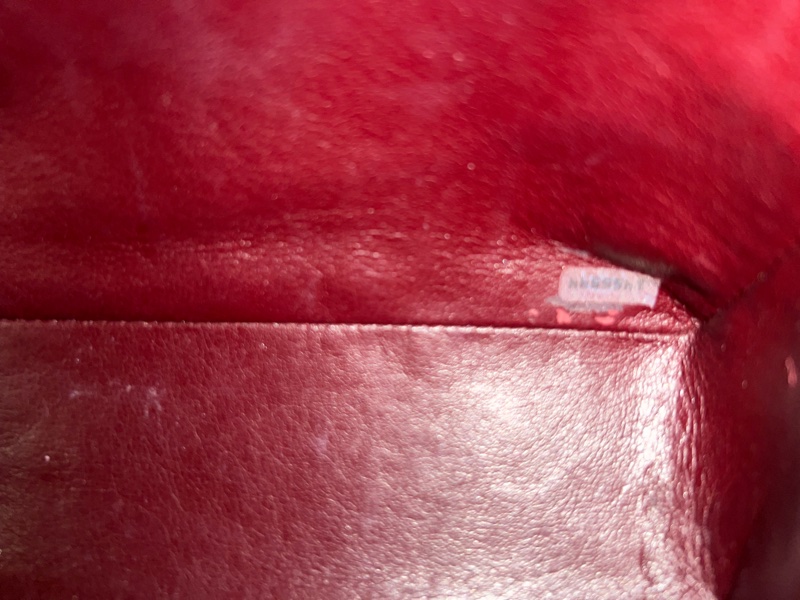 Chanel classic flap/ cf 23 深藍色 中古經典翻蓋包小號-15