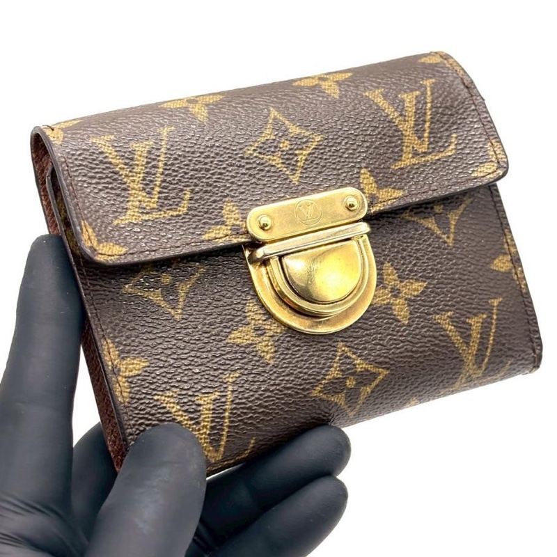 Louis Vuitton Monogram短夾｜經典花紋✦fufu style 精品✦ 氣質款｜曼哈頓短夾.錢包.皮夾-1