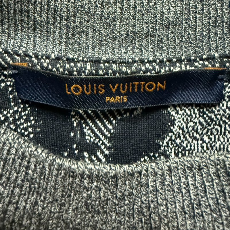 LV 迷彩 緹花 針織 短袖 上衣 T-SHIRT  短T-2