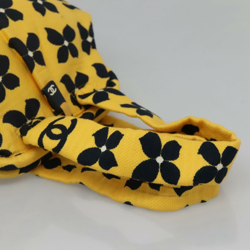 【日本直送】香奈兒黃色帆布手提包,CC標誌,正品編號115198-6