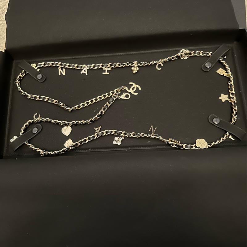 Chanel皮穿鏈長項鏈-5