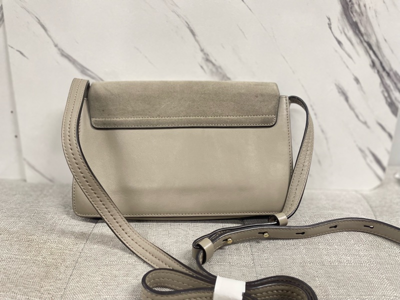 Chloé Faye Small Étoupe Crossbody Leather Bag蔻依 Chloe Faye大象灰-2