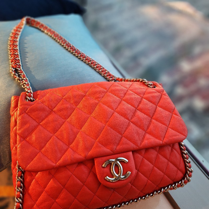 Chanel 🎈 孟買機場包(已售)-10