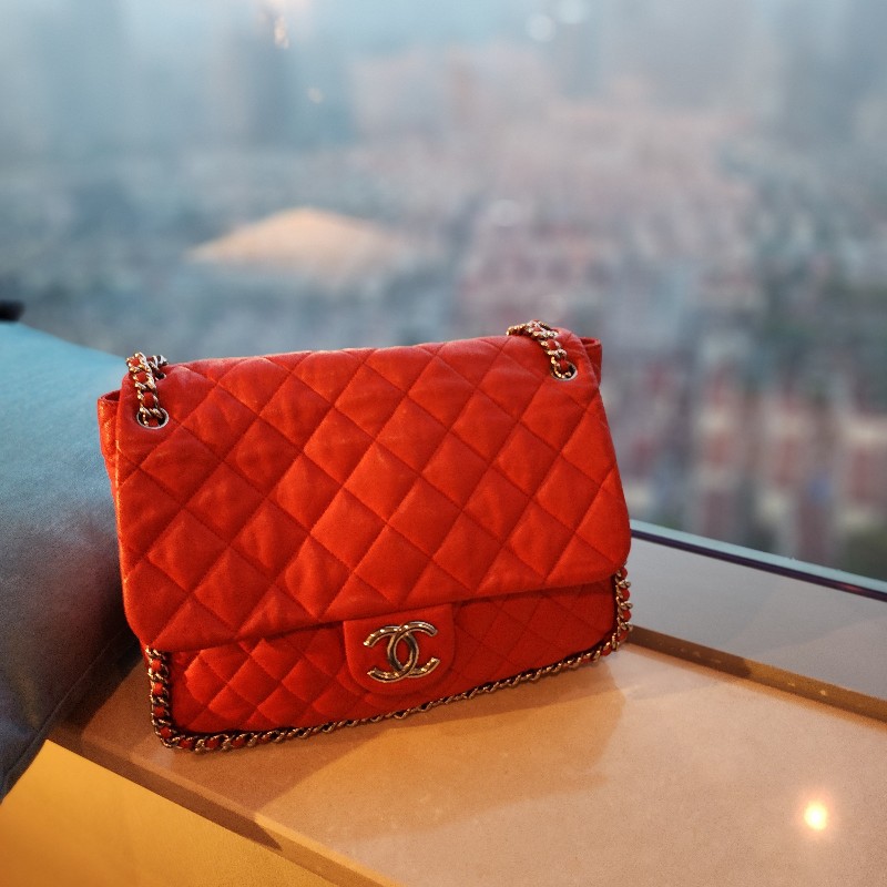 Chanel 🎈 孟買機場包(已售)-13