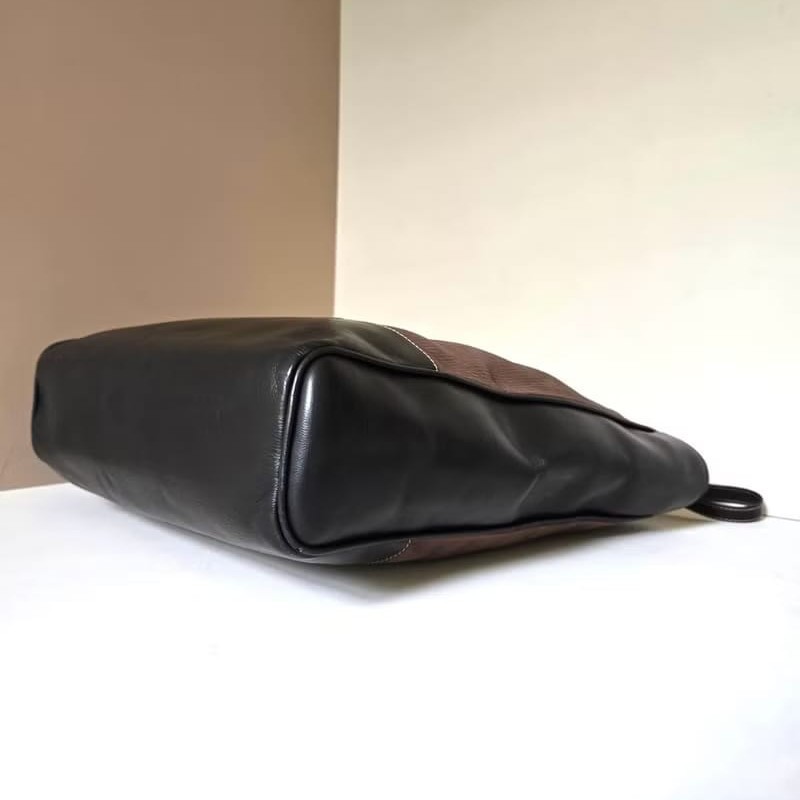 【LA LUNE】絕版中古包 Loewe蛇骨古董托特包 側背包 單肩包 皮革包 復古包-1