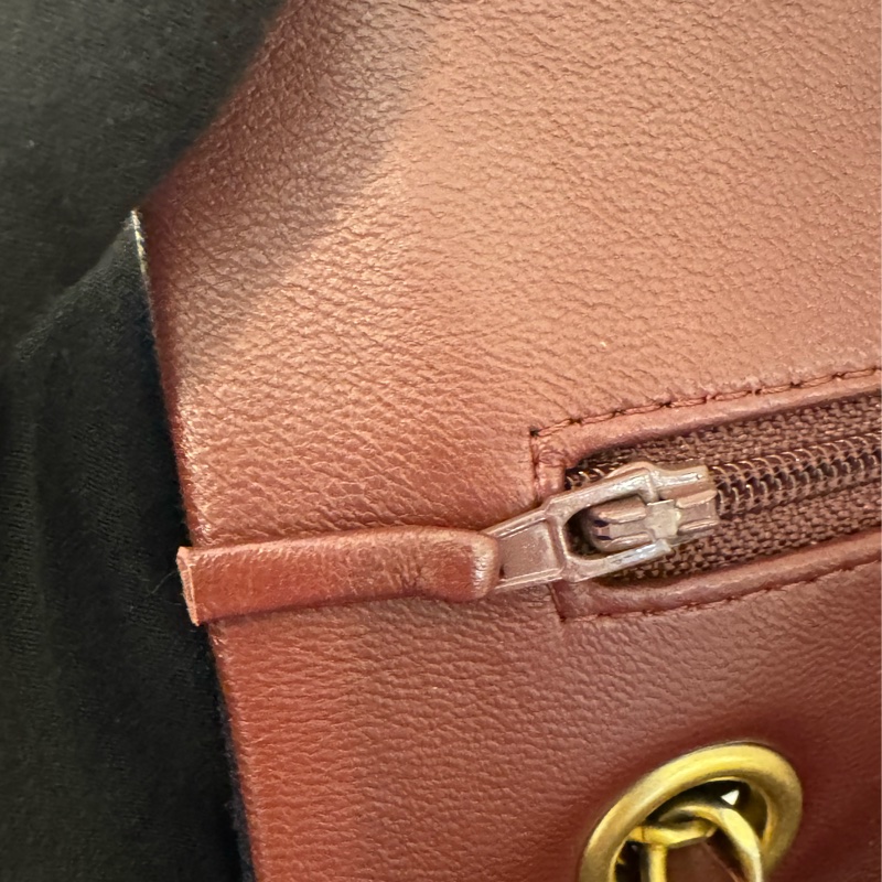 CHANEL海軍藍帆布/羊皮徽章COCO25  最甜coco25-11