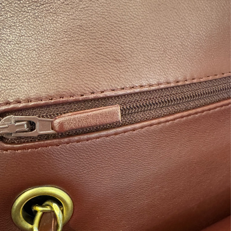 CHANEL海軍藍帆布/羊皮徽章COCO25  最甜coco25-12