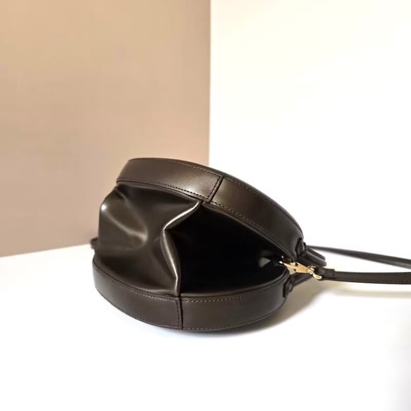 【LA LUNE】絕版中古 Loewe博物館立體包 側背包 斜背包 皮革包 單肩包 二手-4