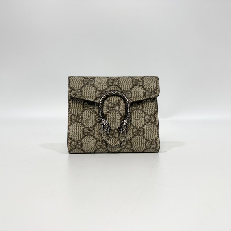 GUCCI原花酒神Dionysus系列三折短夾627073-0