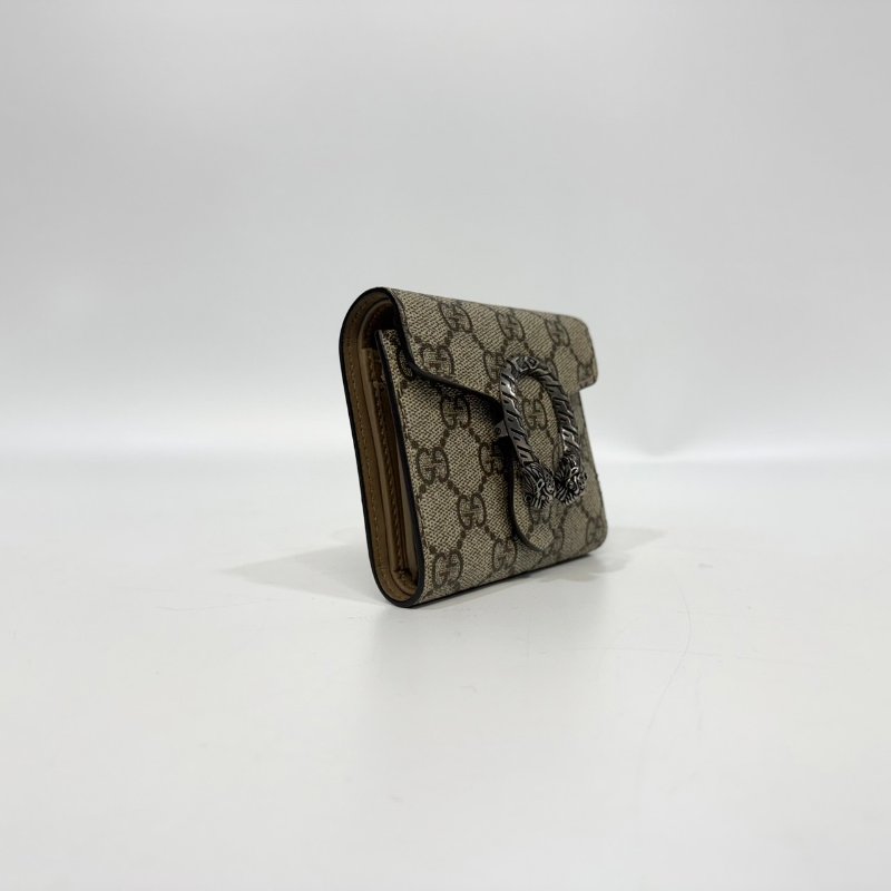 GUCCI原花酒神Dionysus系列三折短夾627073-3
