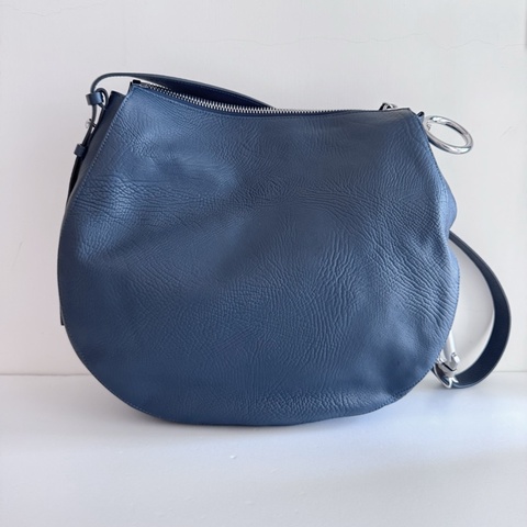 便宜賣 Burberry 中號 騎士包 Knight bag湖水藍銀釦