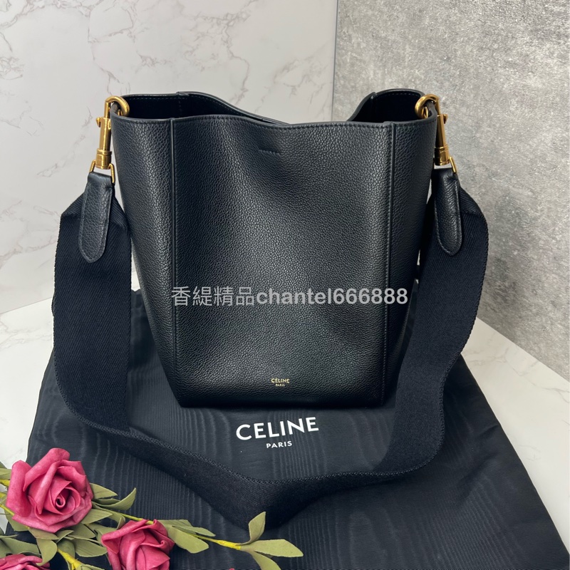 (已售出)💗香緹國際精品💗 Celine sangle 水桶包 牛皮-2