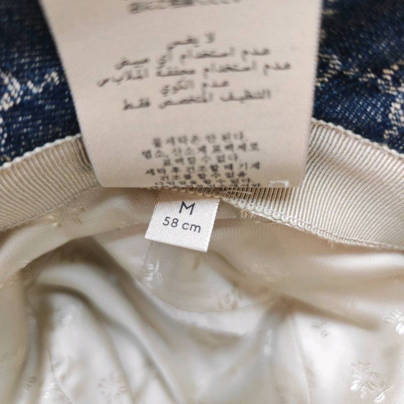 Gucci 古馳 中古牛仔老花漁夫帽-6