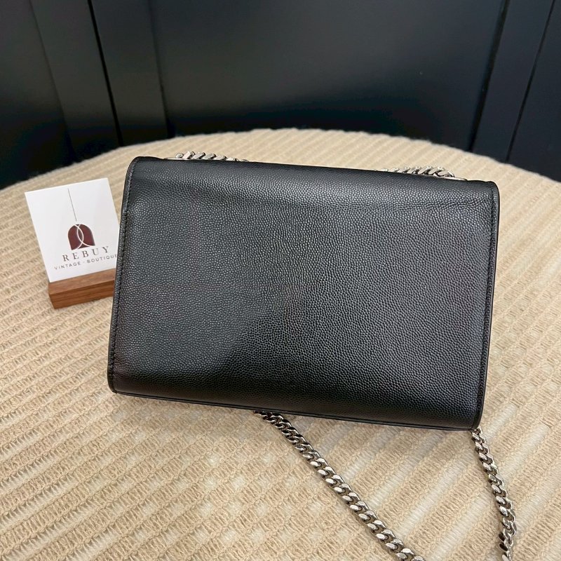 YSL 黑銀魚子醬鍊包-1