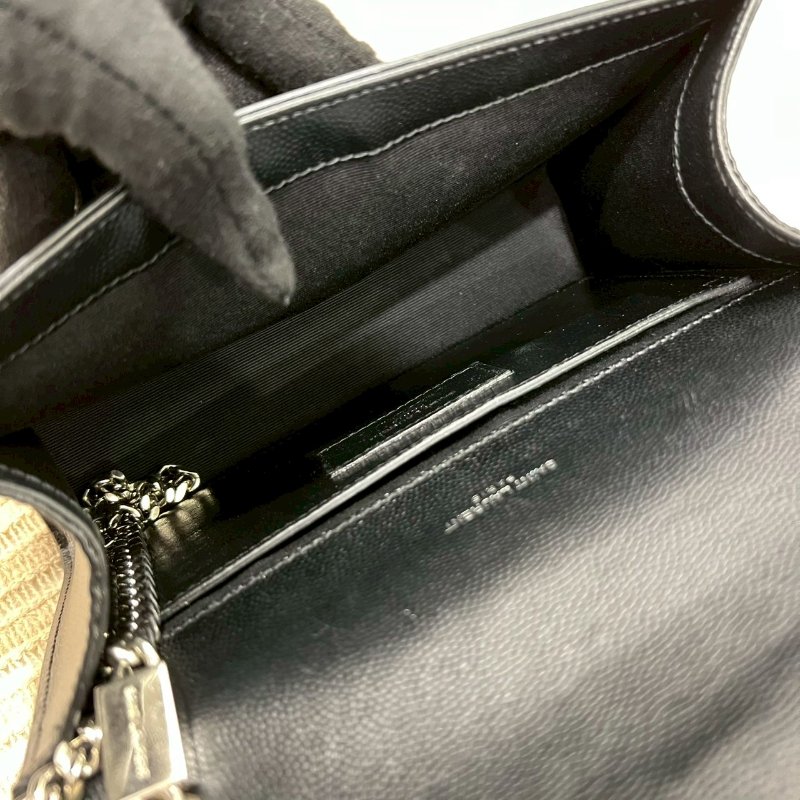 YSL 黑銀魚子醬鍊包-5