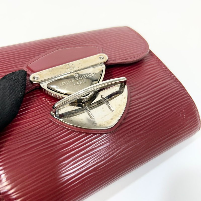 LV紅色銀釦EPI joey 曼哈頓中夾m66582-7