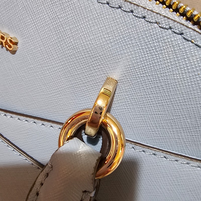 michael kors 水藍荔枝皮革防刮貝殼包-17