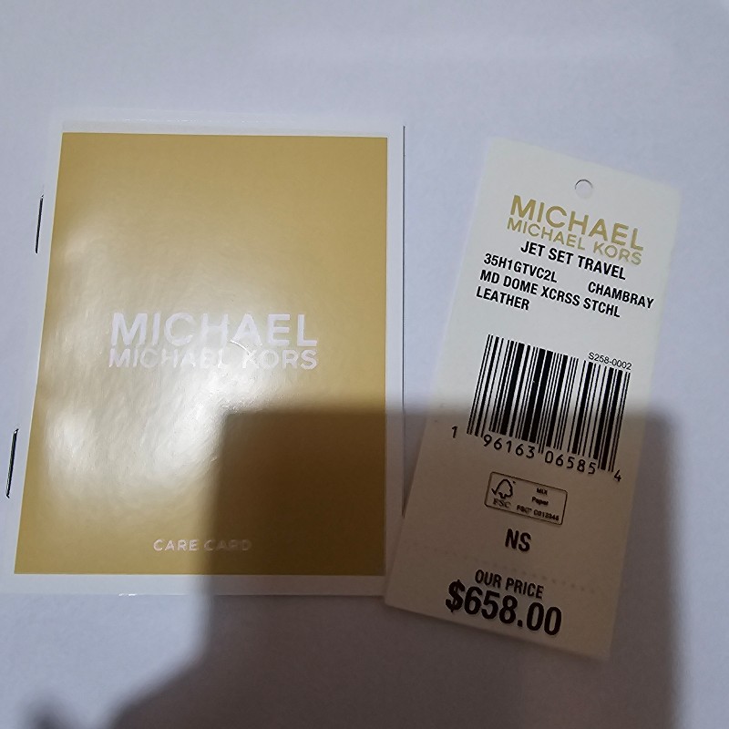 michael kors 水藍荔枝皮革防刮貝殼包-8