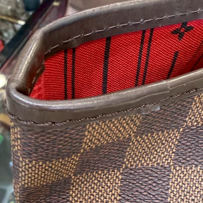 🈶️購證大容量低調耐髒購物包➕送內膽包🔥二手LV大托特包 Neverfull GM 肩背包 媽媽包 購物包 大容量購物袋-28