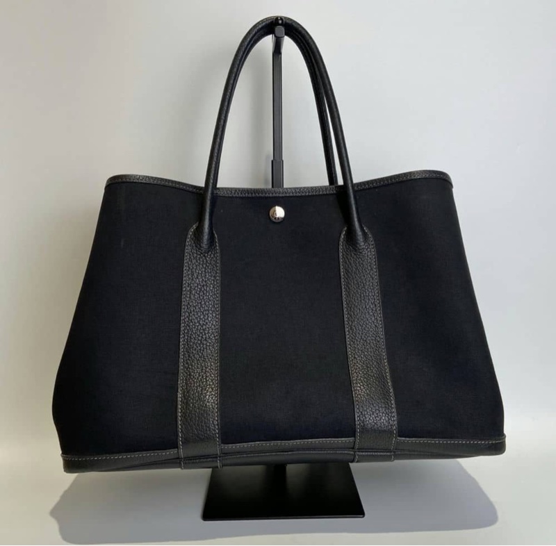 「JL精品代購」 Hermes party 花園36 黑-2