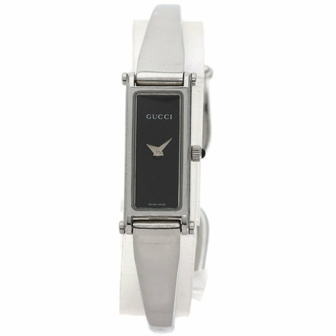 Gucci 1500L 方形錶盤手錶 不鏽鋼 SS 女士腕錶 GUCCI