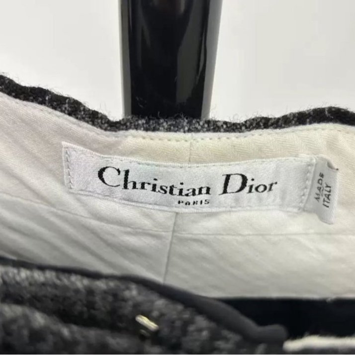 Dior🎀漸變色羊毛桑蠶絲 短裙褲裙 42號 腰圍79 裙長40 穿兩次閒置 原價六萬多-4