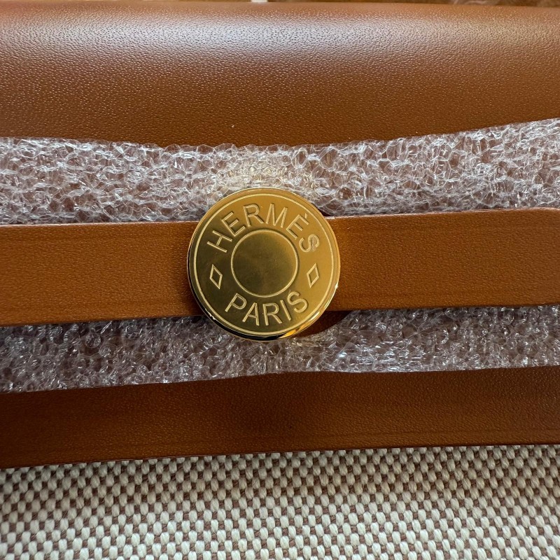 ✨持有香港正品正貨標籤(只做全新)✨ Hermes Mini Herbag 金色金扣-4