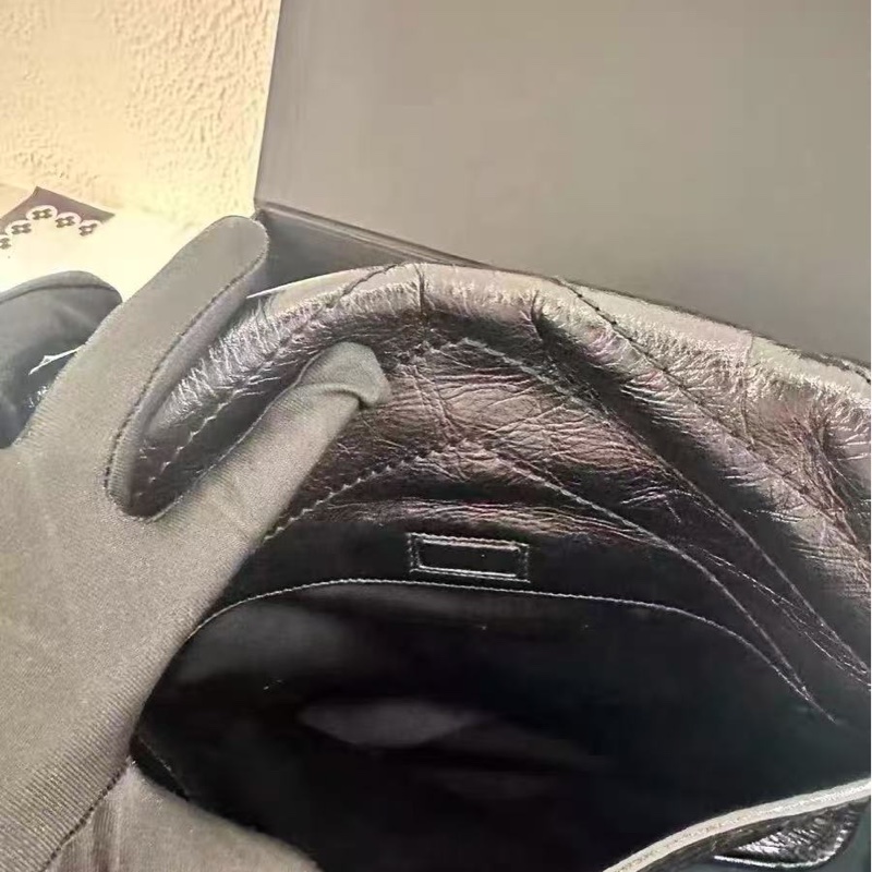 YSL NIKI系列 黑金中號鍊條包 28*20*8.5  99新配件塵袋-5