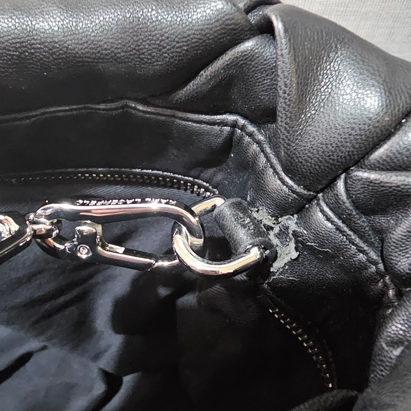 karl Lagerfeld 黑色肩背包，可A4-20