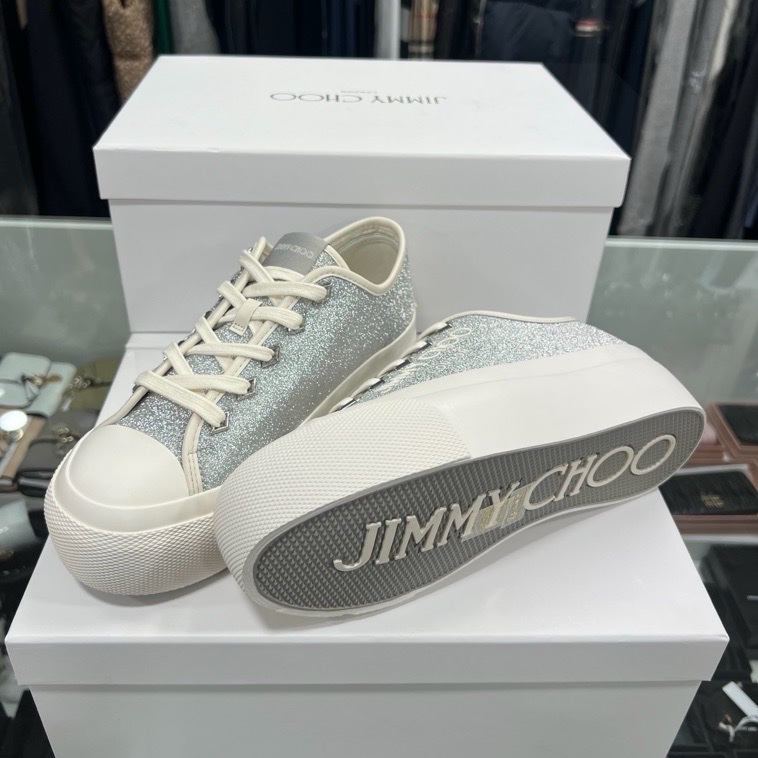 Jimmy Choo 閃粉 厚底鞋 #37.5-3
