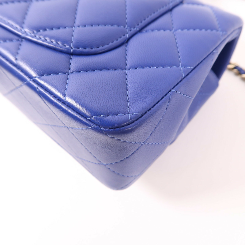 CHANEL 【激減優惠】羊皮皮革2 Way Shoulder Bag金扣手挽肩背兩用袋-12