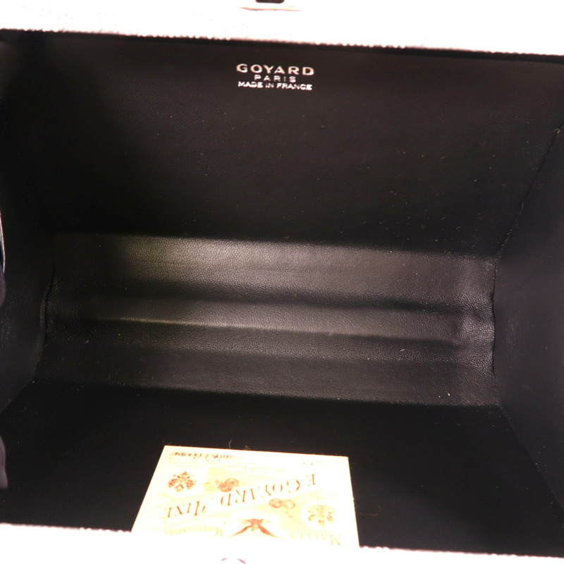 GOYARD 【激減優惠】塗層帆布Minaudiere Trunk Bag銀扣肩背袋-4