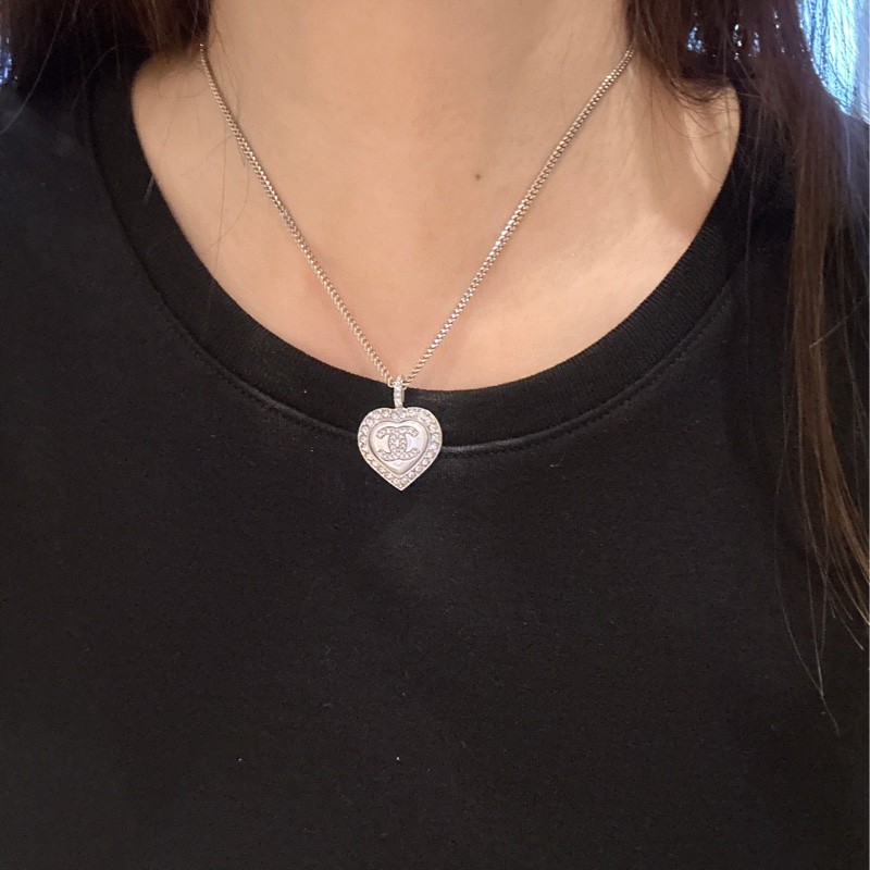 chanel 愛心項鍊 便宜賣-6
