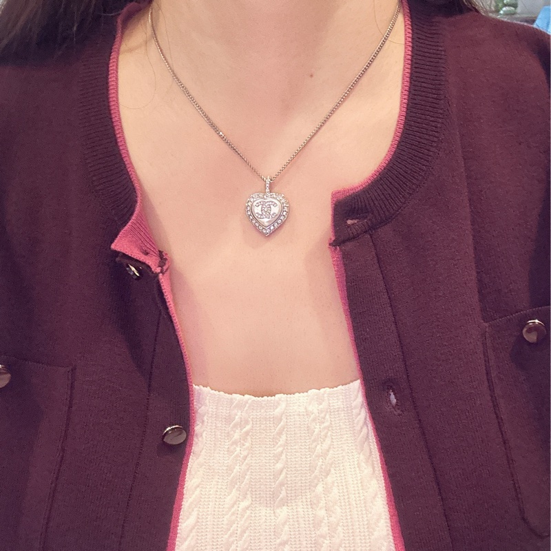 chanel 愛心項鍊 便宜賣-15