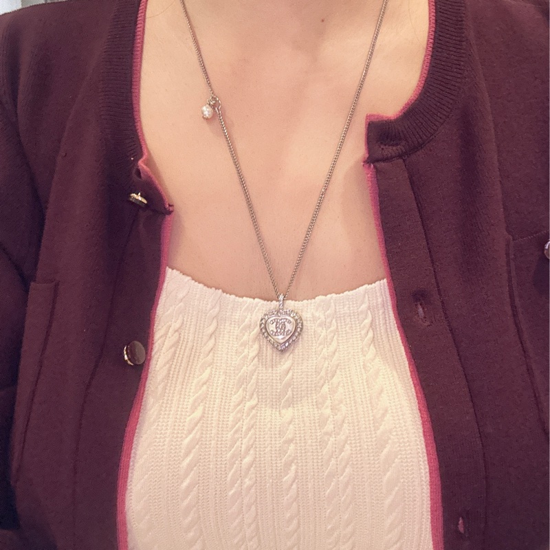 chanel 愛心項鍊 便宜賣-16