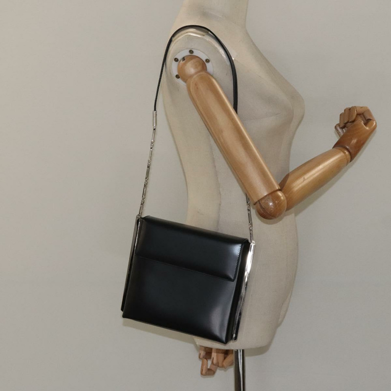 【日本直送】Salvatore Ferragamo 肩背包 皮革 黑色 正品 BD1426-19